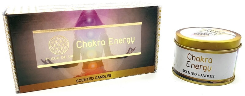 Bougie Fleur de Vie Chakra Energy 120g