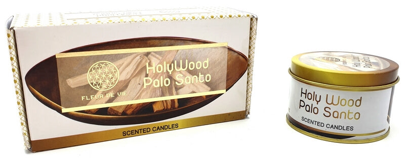 Bougie fleur de vie Palo Santo 120g