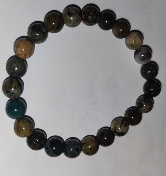 BRACELET JASPE ORBICULAIRE