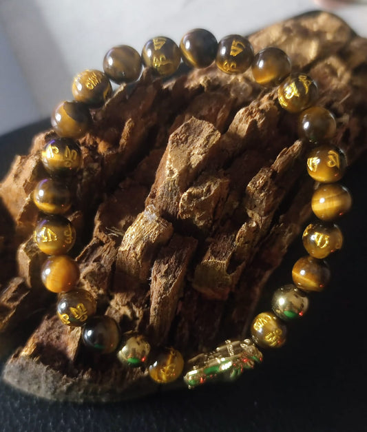 Bracelet Fen Shui Oeil de Tigre