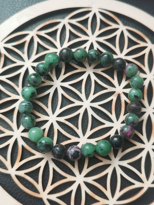 bracelet en Rubis Zoisite