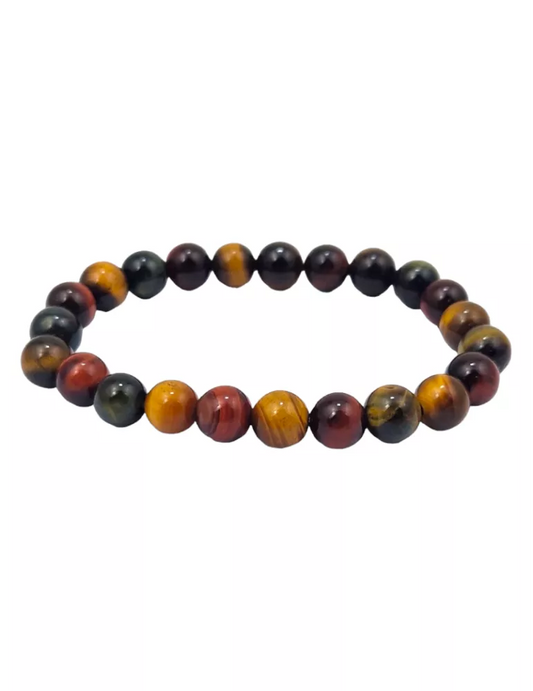 Bracelet 3 oeils perles naturelles A