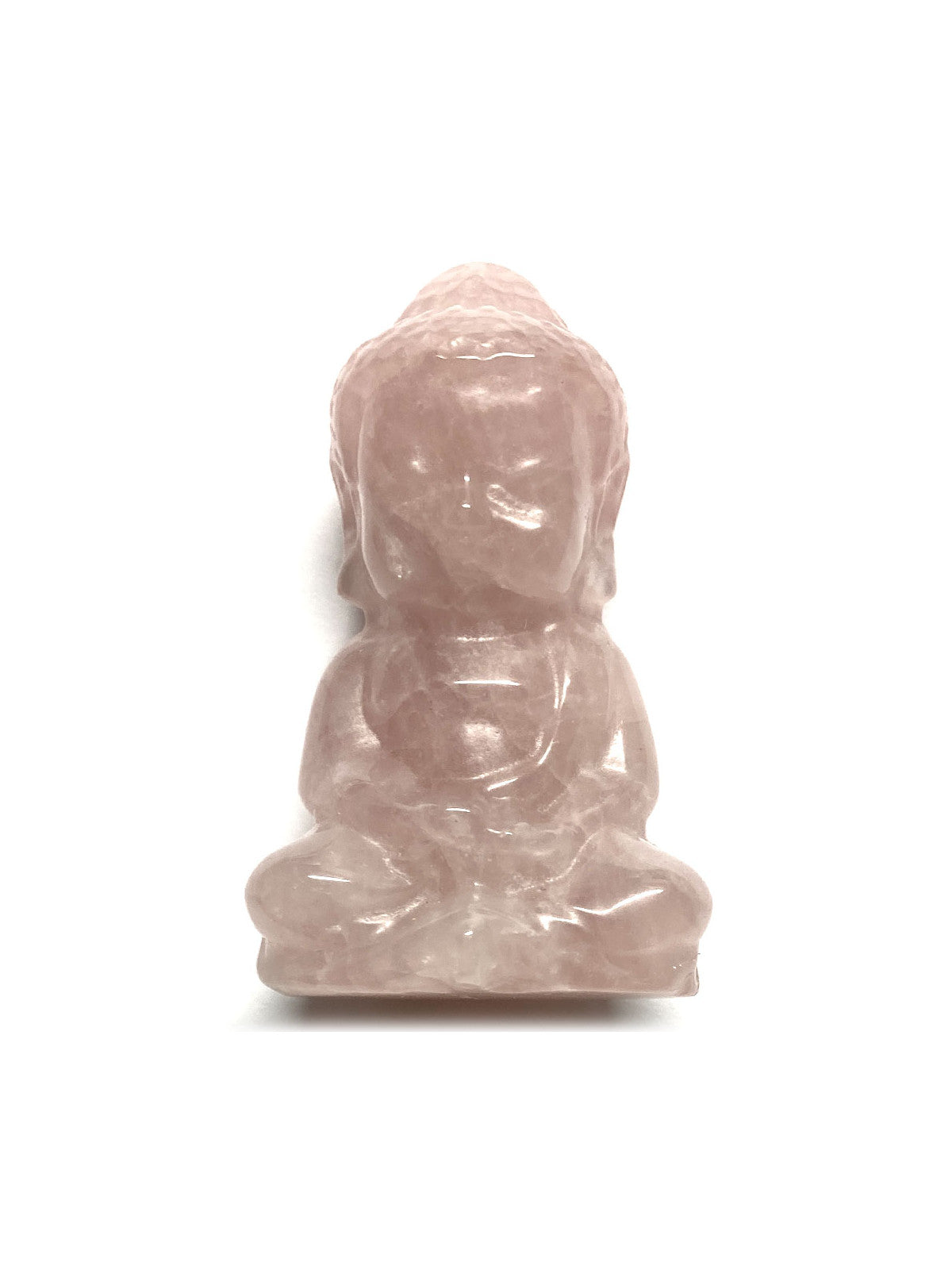 BOUDDHA EN QUARTZ ROSE 50 MM qualite A